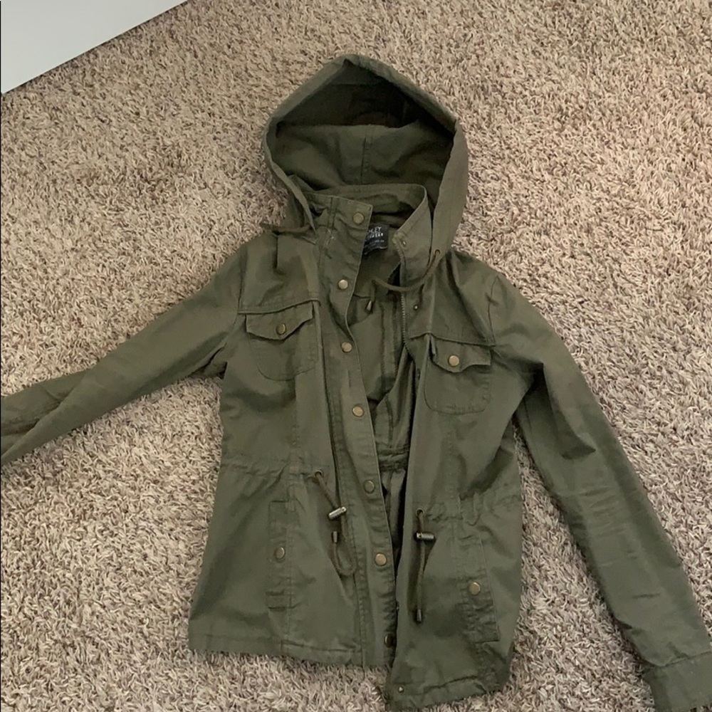 army green jacket
